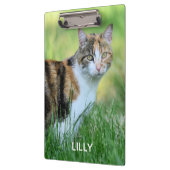 Porte-bloc Chat marron et blanc (Gauche)