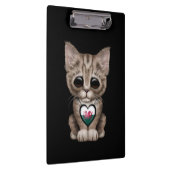 Porte-bloc Chat mignon de chaton avec le coeur de drapeau de (Swatch)