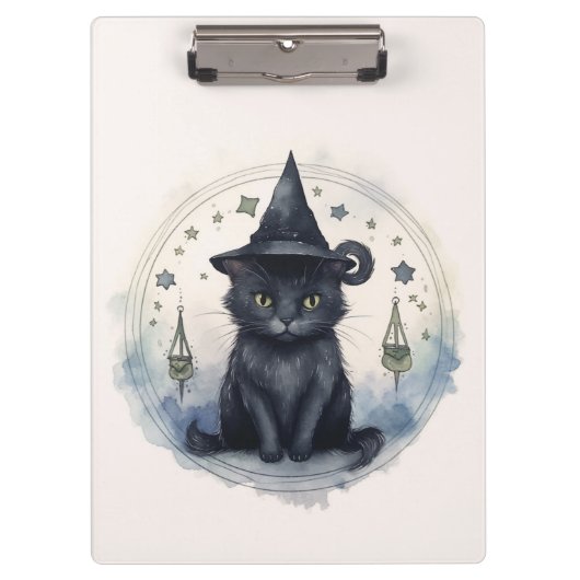 Porte-bloc Chat mystique (Devant)