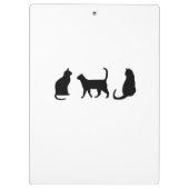 Porte-bloc Chat noir (Dos)