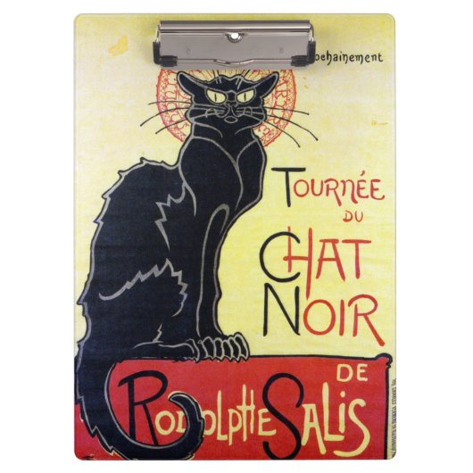 Porte-bloc Chat noir, Alexandre Steinlen (Devant)