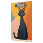 Porte-bloc Chat noir MCM (Gauche)