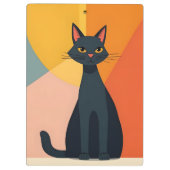 Porte-bloc Chat noir MCM (Dos)