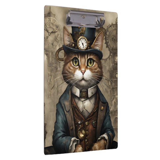 Porte-bloc Chat Steampunk (Swatch)