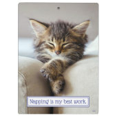 Porte-bloc Chaton dormant (Dos)