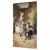 Porte-bloc Chatons jouant avec des scarabées, Karl Reichert (Gauche)