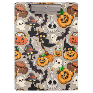 Porte-bloc Chats drôles de Halloween Fête