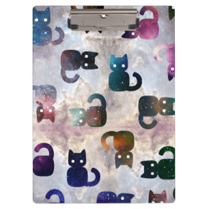 Porte-bloc Chats spatiaux   Galaxy Cat