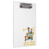 Porte-bloc Chauffeur de bus scolaire amusant Retour à l'école (Swatch)