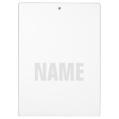 Porte-bloc Chaussures confort à Hong Kong avec votre nom (Dos)