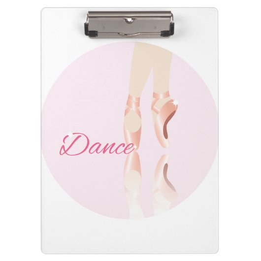 Porte-bloc Chaussures de ballet de danse (Devant)