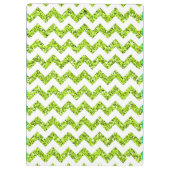 Porte-bloc Chaux Chevron Monogramme Moderne Carte Climatique  (Dos)