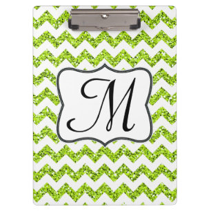 Porte-bloc Chaux Chevron Monogramme Moderne Carte Climatique 