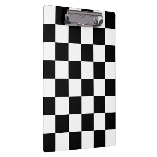 Porte-bloc Checkerboard pattern black and white (Swatch)