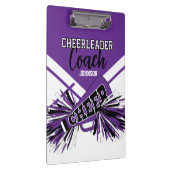 Porte-bloc Cheerleader Coach - Purple, Black & White (Swatch)