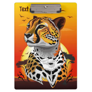 Porte-bloc Cheetah African Feline Wild Animal