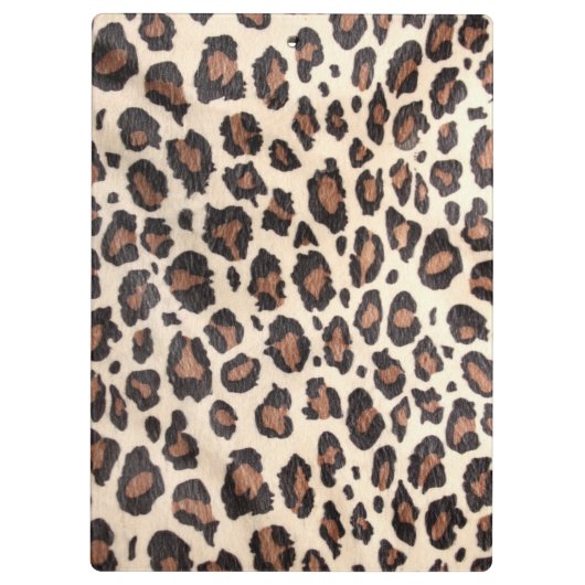 Porte-bloc Cheetah Spot Animal Monogramme Première Clip Board (Dos)