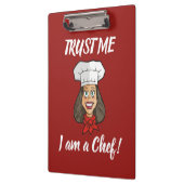 Porte-bloc Chef femme (Gauche)