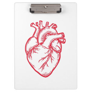 Porte-bloc Chemise de la Saint-Valentin Cœur Anatomique