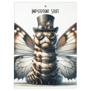 Porte-bloc Chenille Steampunk