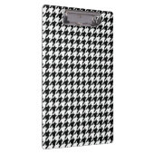 Porte-bloc Chèque de socle noir blanc classique (Swatch)