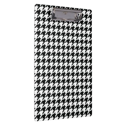 Porte-bloc Chèque de socle noir blanc classique (Swatch)