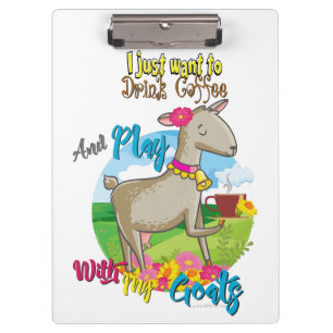 Porte-bloc CHÈQUE   Je veux juste boire du café jouer avec de