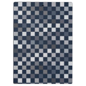 Porte-bloc Chèques bleu gris de la Marine (Dos)