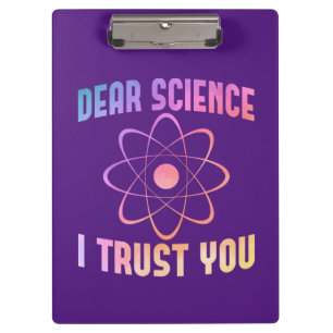 Porte-bloc Cher Science Je Vous Fais Confiance - Science Drôl