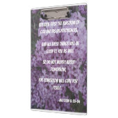 Porte-bloc Chercher D'Abord Le Royaume Christian (Gauche)