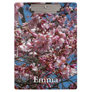 Porte-bloc Cherry Blossoms et Blue Sky Spring Floral