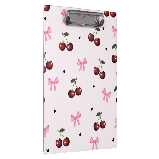 Porte-bloc Cherry & Pink Bows Pattern - Coquette Aesthetic  (Swatch)