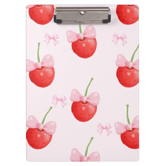 Porte-bloc cherry red and pink back to school (Devant)