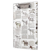 Porte-bloc Cheval Antique Publicité Journal Art (Gauche)