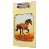 Porte-bloc Cheval de la baie de course Jaune (Gauche)