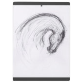Porte-bloc Cheval - Dessin original - Porte - bloc Monogramme (Dos)