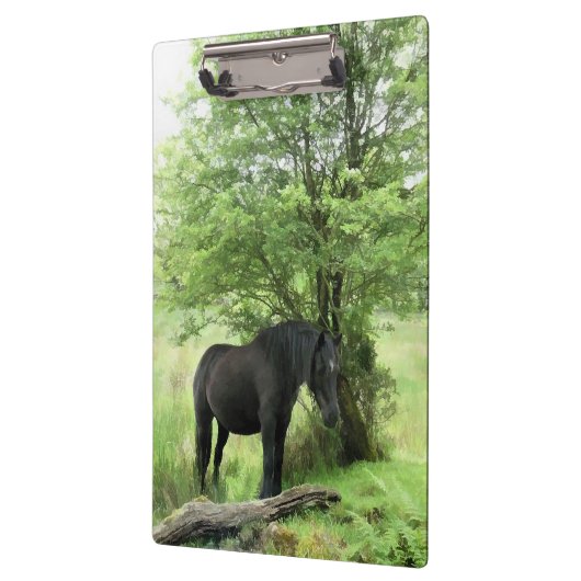 PORTE-BLOC CHEVAL NOIR (Gauche)