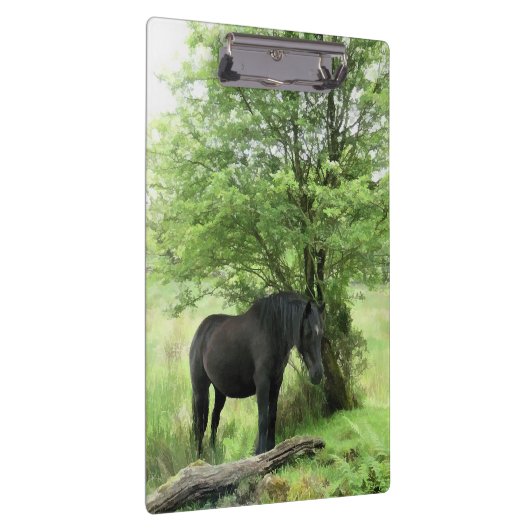 PORTE-BLOC CHEVAL NOIR (Swatch)