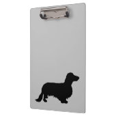 Porte-bloc Cheveux longs Dachshund - Silhouette 1 (Gauche)