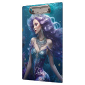 Porte-bloc Cheveux mauve de sirène (Gauche)