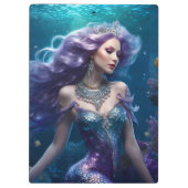 Porte-bloc Cheveux mauve de sirène (Dos)