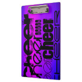 Porte-bloc Cheveux; Violet Vibrant Bleu et Magenta (Gauche)