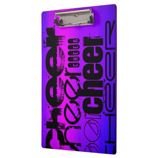 Porte-bloc Cheveux; Violet Vibrant Bleu et Magenta (Gauche)