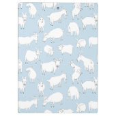 Porte-bloc Chèvres jouant - bleus layette (Dos)