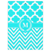 Porte-bloc Chevron et Quatrefoil (Dos)