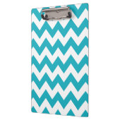 Porte-bloc Chevron gras turquoise (Gauche)