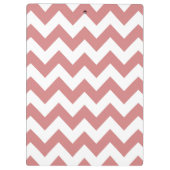 Porte-bloc Chevron rose gras (Dos)