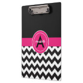 Porte-bloc Chevron rose noir (Gauche)