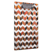 Porte-bloc Chevron Tiger chaud orange et noir (Swatch)