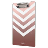 Porte-bloc Chevrons roses en or (Gauche)